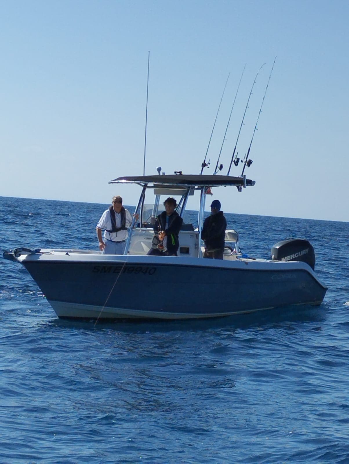 Bateau Cobia 7m20 pour pêche sportive au large de Bayonne